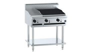 B&S BlackCombination 300mm Grill Plate & 600mm Char Broiler BT-GRP3-CBR6. - Hospitality Connect