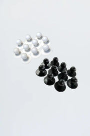 Aussie Chef Stud Buttons Black/White