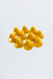 Aussie Chef Stud Buttons Yellow