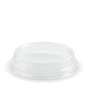 BIOPAK 60-280ml Dome No Hole Clear BioCup Lid 1000 units - Hospitality Connect
