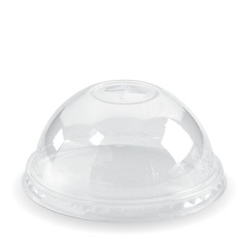 BIOPAK 300-700ml Dome X-Slot Lid Clear BioCup Lid 1000 Units - Hospitality Connect