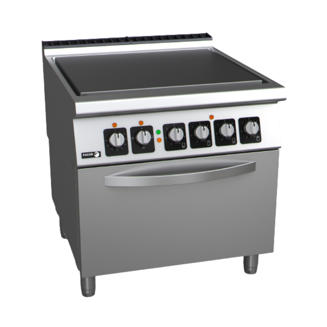 Fagor 900 Series Electrical Solid Top with 4 Cooking Zones and Oven - C-E911
