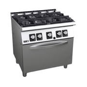 Fagor Kore 700 4 Burner Gas Range with Gas Oven - C-G741H - Hospitality Connect