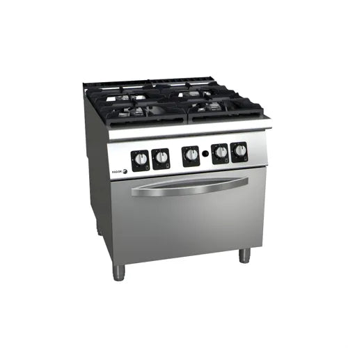 Fagor Kore 900 Series Natural Gas 4 Burner with Gas Oven - C-G941 - Hospitality Connect
