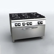 Fagor Kore 900 Series Gas 6 Burner with Gas Oven - C-G961OPH - Hospitality Connect