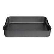 Vogue Baking Dish Hard Anodised - 370x265x70mm 14 1/2x10 1/2x2 3/4" - Hospitality Connect