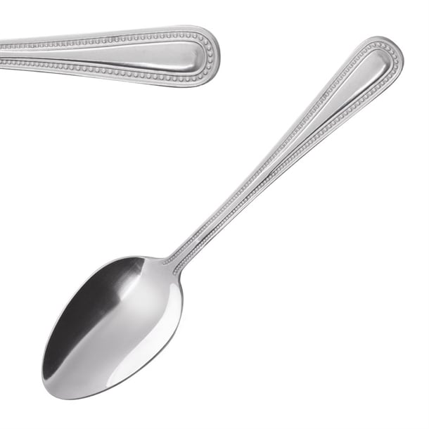 Olympia Bead Dessert Spoon St/St (Box 12)