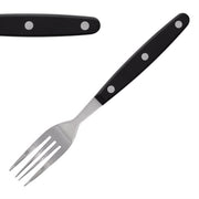 Olympia Steak Forks Black - 200mm (Box 12) - Hospitality Connect