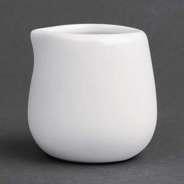 Olympia Whiteware Cream/Milk Jug - 8oz (Box 12) - Hospitality Connect