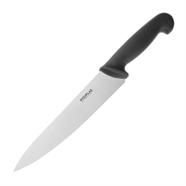 Hygiplas Cooks Knife Black -216mm - Hospitality Connect