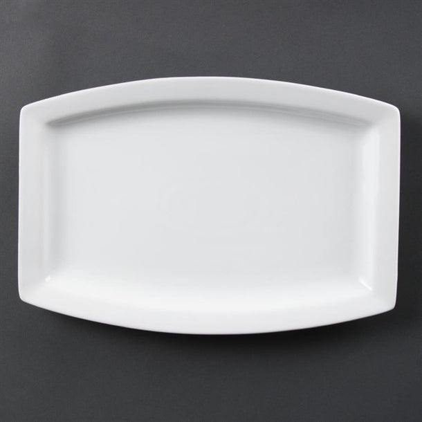 Olympia Whiteware Rectangular Plate - 320mm 12 3/4" (Box 6) - Hospitality Connect