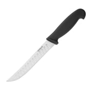 Hygiplas Utility Knife Scalloped Black - 5" - Hospitality Connect