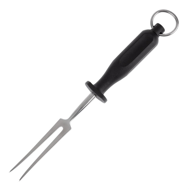 Hygiplas Cooks Fork Black - 6" Prongs - Hospitality Connect