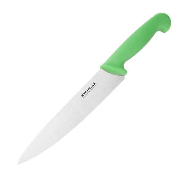 Hygiplas Cooks Knife Green - 8.5" - Hospitality Connect