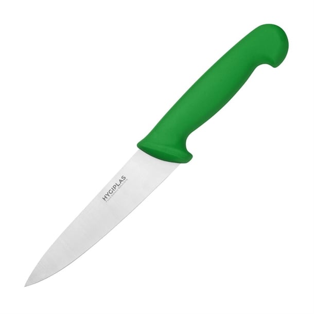 Hygiplas Cooks Knife Green - 6.25" - Hospitality Connect