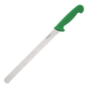 Hygiplas Slicer Serrated Green - 12" - Hospitality Connect