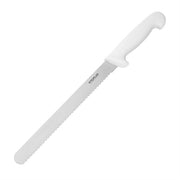 Hygiplas Slicer Serrated White - 10" - Hospitality Connect