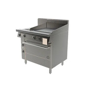 Goldstein 800 SERIES 2x Solid Plate with Griddle OVEN RANGES PE2S24G28 - Hospitality Connect