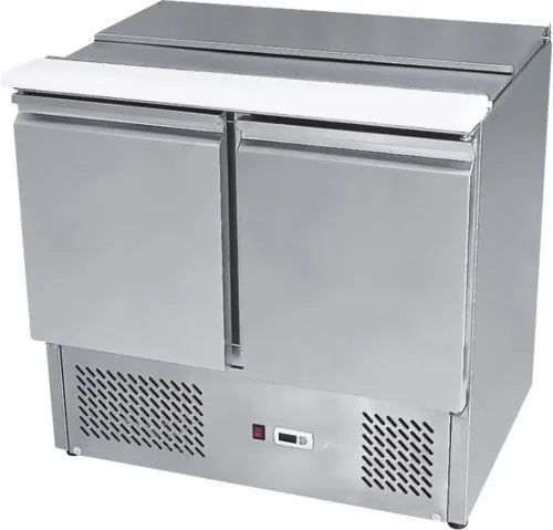 Atosa 2 DOORS SLIDING LID SALADETTE FRIDGE SIZE 900 MM ESL3800 - Hospitality Connect