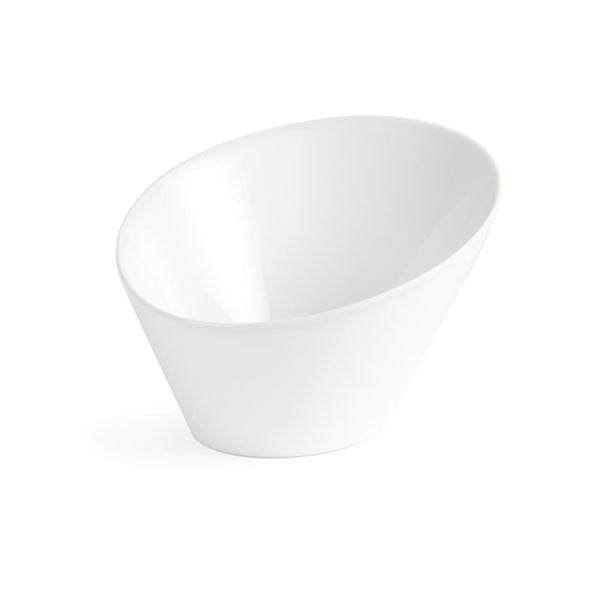 Olympia Whiteware Oval Sloping Bowl 153mm 6" (Box 4) - Hospitality Connect
