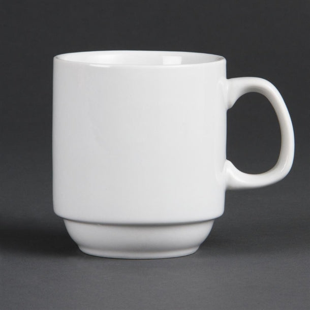 Olympia Whiteware Stacking Mug - 10oz (Box 12) - Hospitality Connect