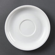 Olympia Whiteware Cappuccino Saucer - 10oz (Box 12) - Hospitality Connect