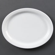 Olympia Whiteware Oval Plate /Platter - 25cm 10" (Box 6) - Hospitality Connect