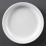 Olympia Whiteware Narrow Rimmed Plate - 15cm 6" (Box 12) - Hospitality Connect