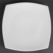 Olympia Whiteware Rounded Square Plate - 27cm 10 3/4" (Box 6) - Hospitality Connect
