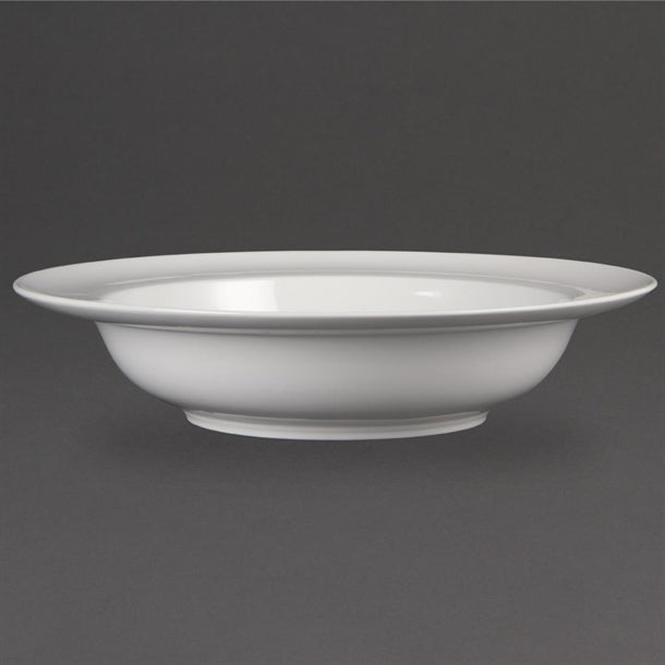 Olympia Whiteware Wide Rim Bowl - 710ml 25oz 228x228x73mm (Box 4) - Hospitality Connect