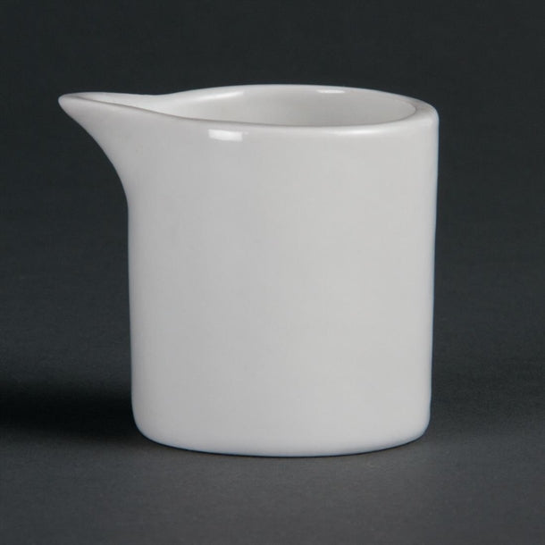 Olympia Whiteware Milk/Cream Jug - 50x55mm 2oz (Box 6) - Hospitality Connect