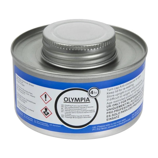 Olympia Liquid Chafing Fuel 4 Hour Pack Of 12 - Hospitality Connect