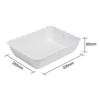 Olympia Kristallon Large Salad Crock White SAN - 4.25Ltr 335x255x85mm - Hospitality Connect