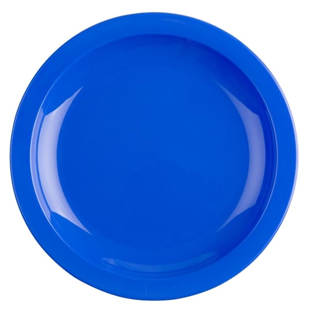 Olympia Kristallon Polycarbonate Plate Blue - 172mm 6 3/4" (Box 12) - Hospitality Connect