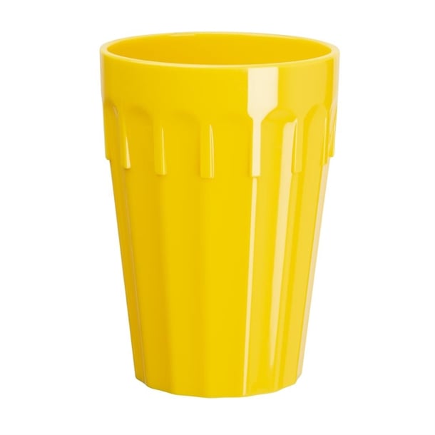 Olympia Kristallon Polycarbonate Tumbler Yellow - 260ml 9oz (Box 12) - Hospitality Connect