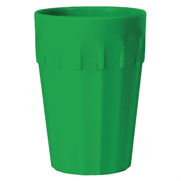Olympia Kristallon Polycarbonate Tumbler Green - 260ml 9oz (Box 12) - Hospitality Connect
