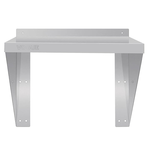 Vogue Microwave Wall Shelf St/St - 560x560x490mm 22x22x19 1/4" - Hospitality Connect
