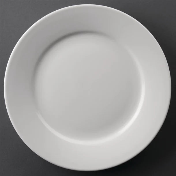 Olympia Athena Wide Rimmed Plates 228mm (Box 12) - Hospitality Connect