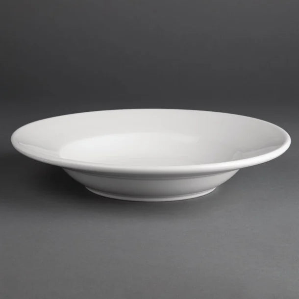Olympia Athena Rimmed Soup Bowls (Box 6) - Hospitality Connect
