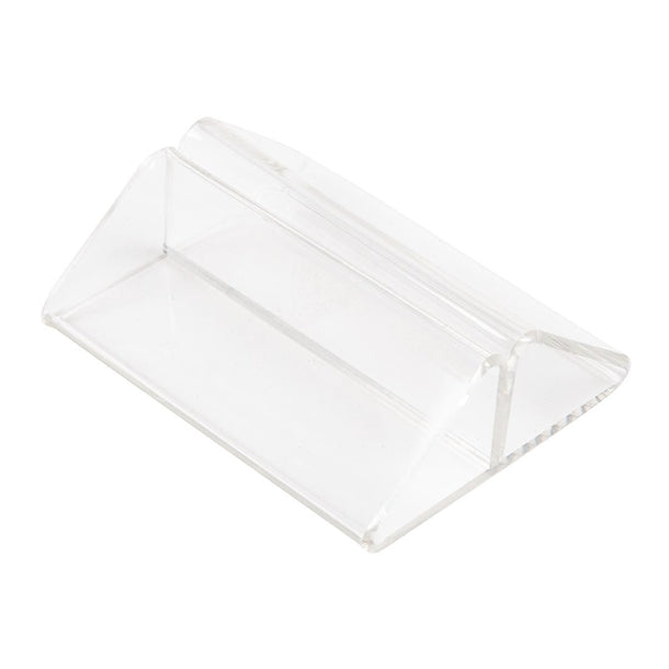 Olympia Tent Holder Acrylic Clear - Hospitality Connect