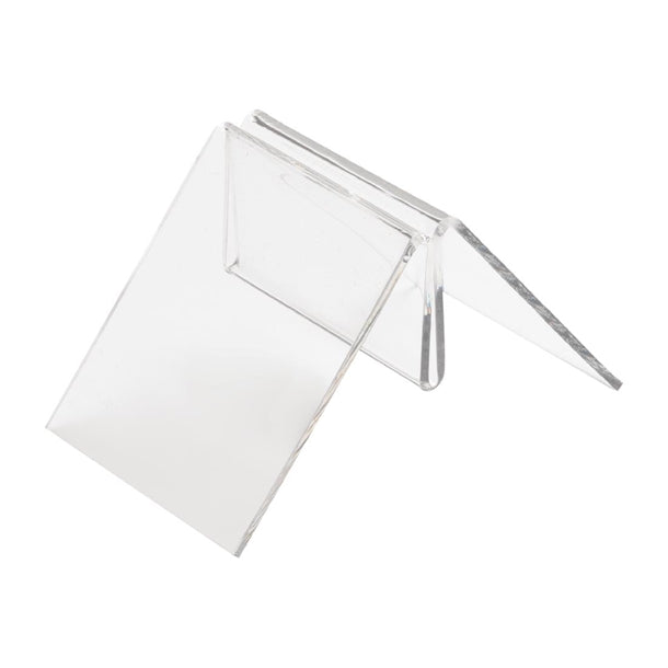 Olympia T Shape Holder Acrylic Clear - Hospitality Connect