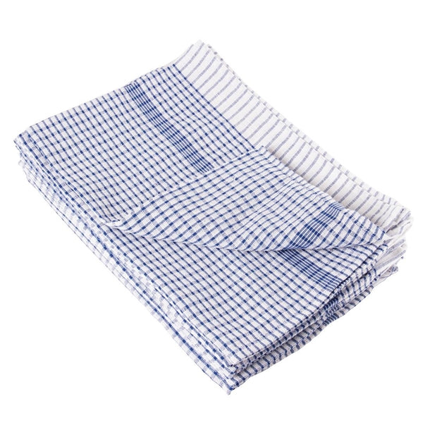 Vogue Wonderdry Tea Towels Blue - 760x510mm 30x20" (Pack 10) - Hospitality Connect