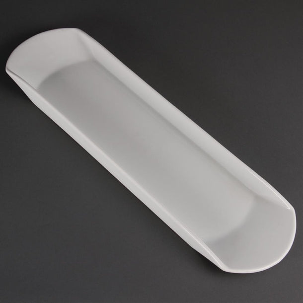 Olympia Whiteware Gondola Platter 560(W)x150(D)mm (Box 1) - Hospitality Connect