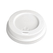 Fiesta Recyclable Lid for Hot Cups- White 225ml (Sleeve 50)
