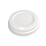 Fiesta Recyclable Lid for Hot Cups- White 340/455ml (Sleeve 50)