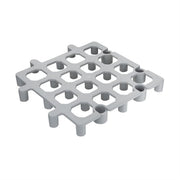 Vogue Dunnage Floor Rack Grey Polypropylene - 335x335mm 13 1/4x13 1/4" (Pack 2) - Hospitality Connect