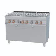 Lotus CF6-712GP 6 Burner Gas Range Full Width Oven - Hospitality Connect
