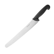 Hygiplas Serrated Pastry Knife Black - 10" - Hospitality Connect