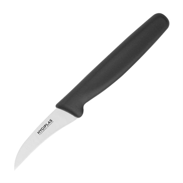 Hygiplas Peeling Knife Black - 2 1/2" - Hospitality Connect