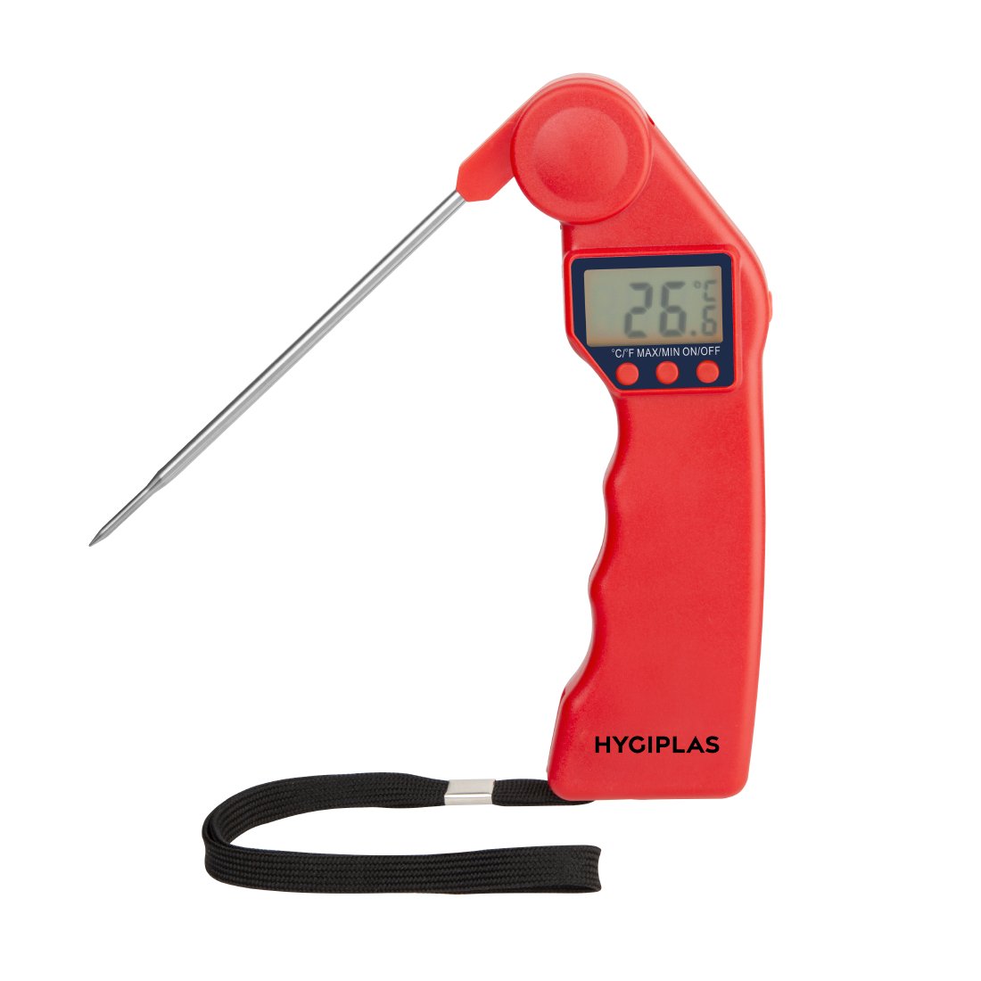 Hygiplas EasyTemp Thermometer Red - Raw Meat - Hospitality Connect